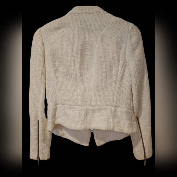 Zara White Blazer size L - Picture 2 of 9
